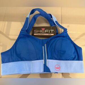 NWT SHEFIT Ultimate Women's Royal Blue Sports Bra